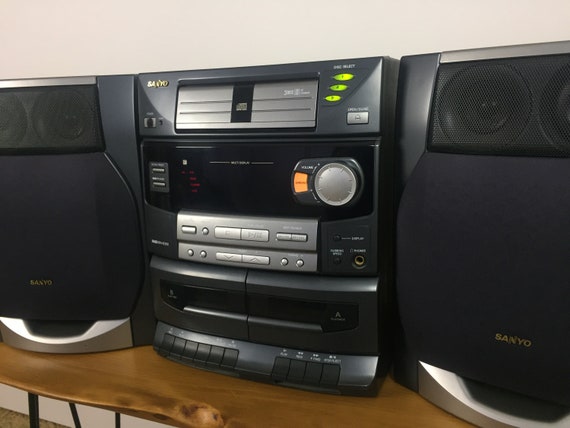 Vintage Sanyo Stereo System DC-F310U 