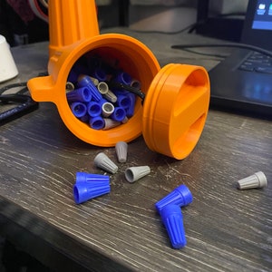 3D Printed Wago / Wire Nut Storage Container Winged Or Nonwinged image 4