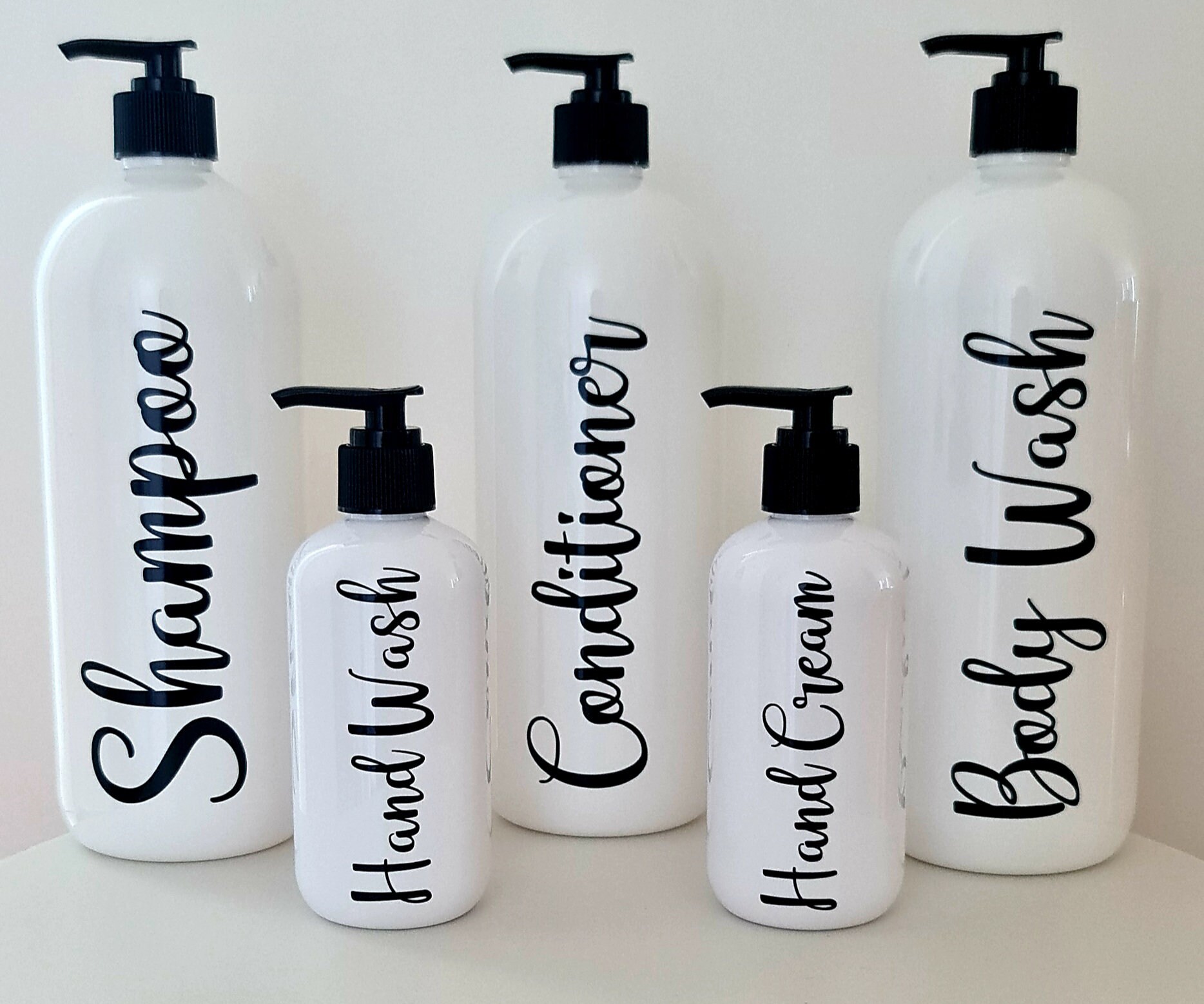Bathroom Bottles Bathroom Decor Bathroom Shampoo Etsy