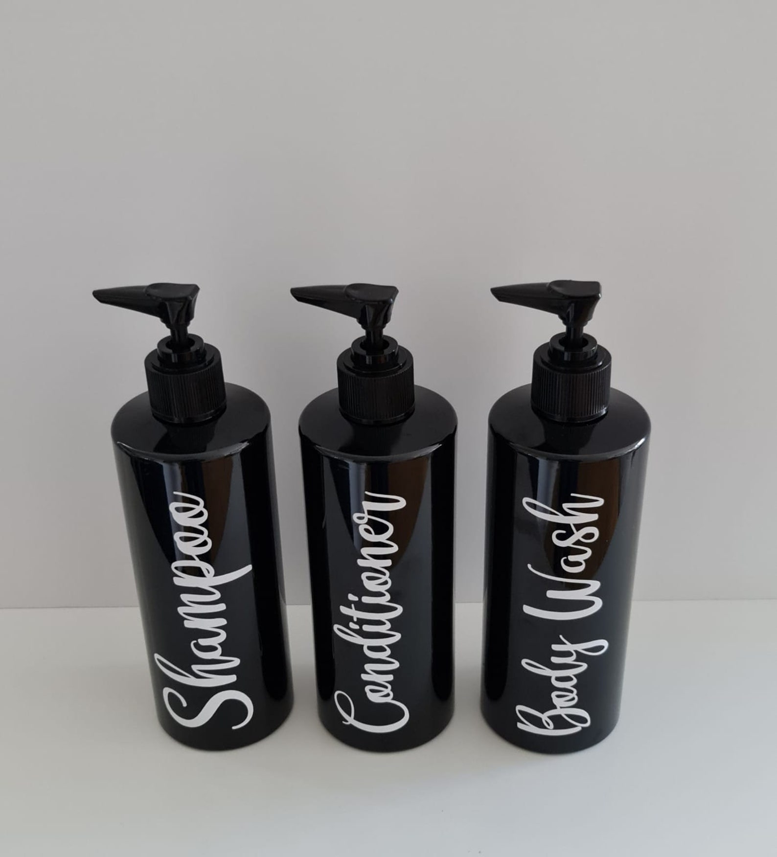 Bathroom Bottles Shampoo Conditioner Body Wash Hand Etsy