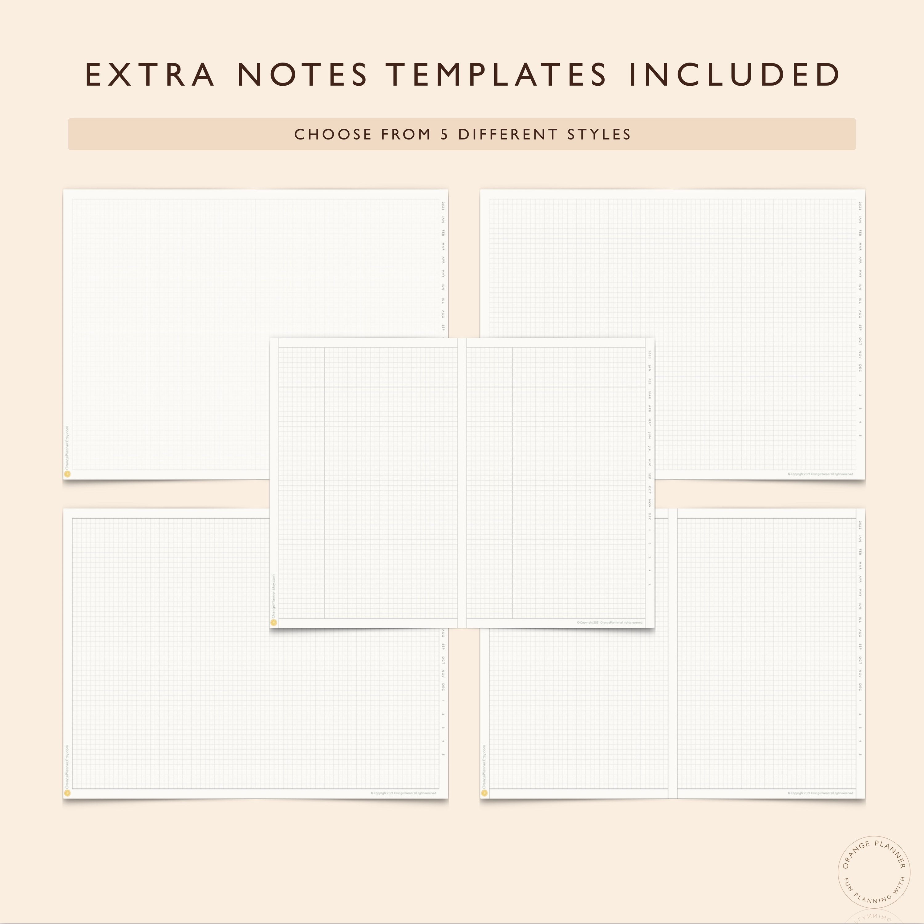 Goodnotes Planner Templates 2023 Digital Journal 2023 Etsy