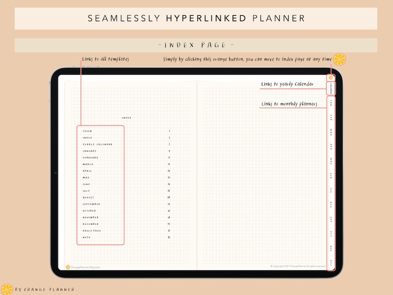Undated Bujo Digital Planner, Goodnotes Templates Journal, Monthly ...