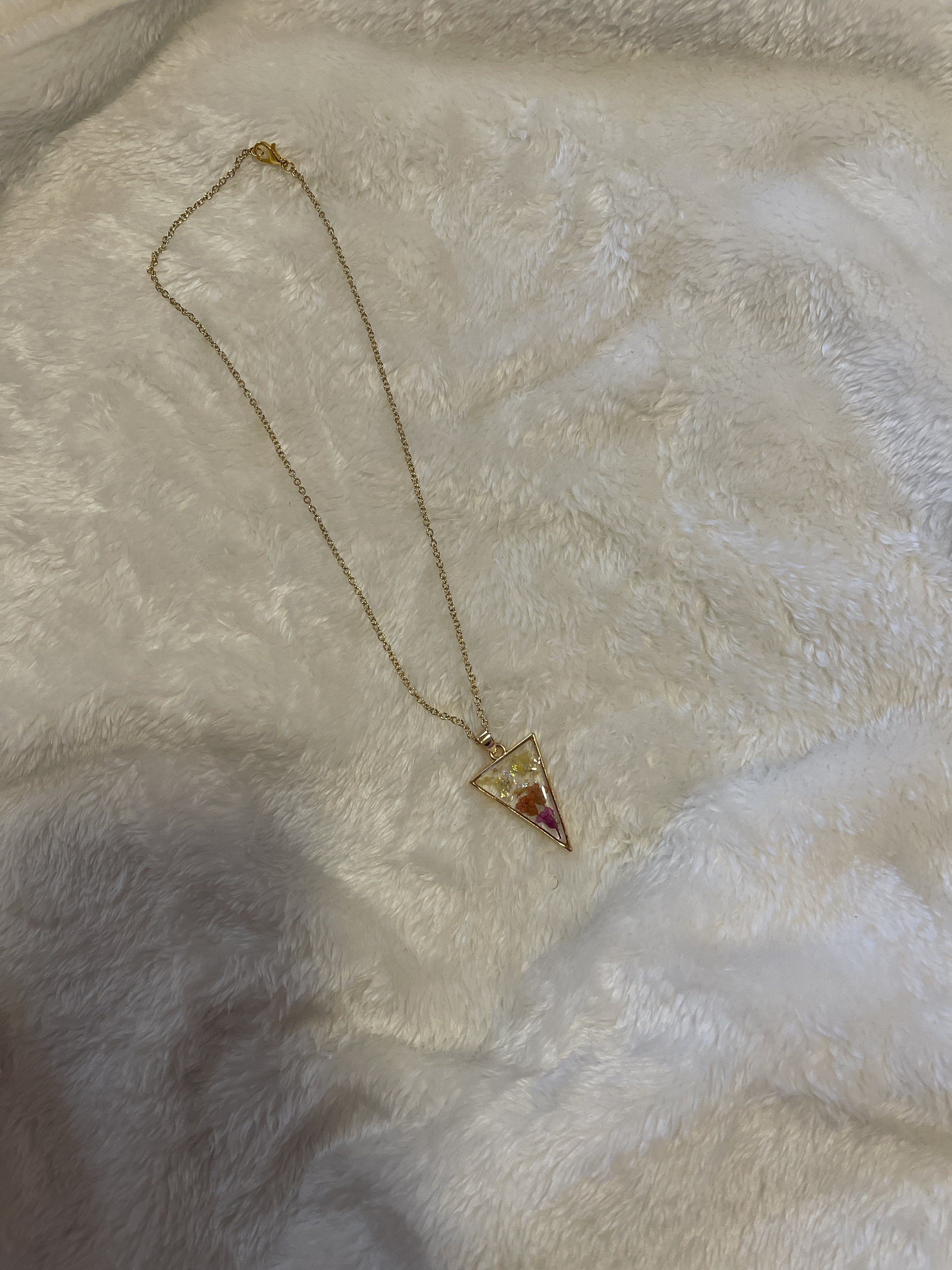 Pressed Flower Necklace Dried Flower Jewelry Gifts for her Etsy