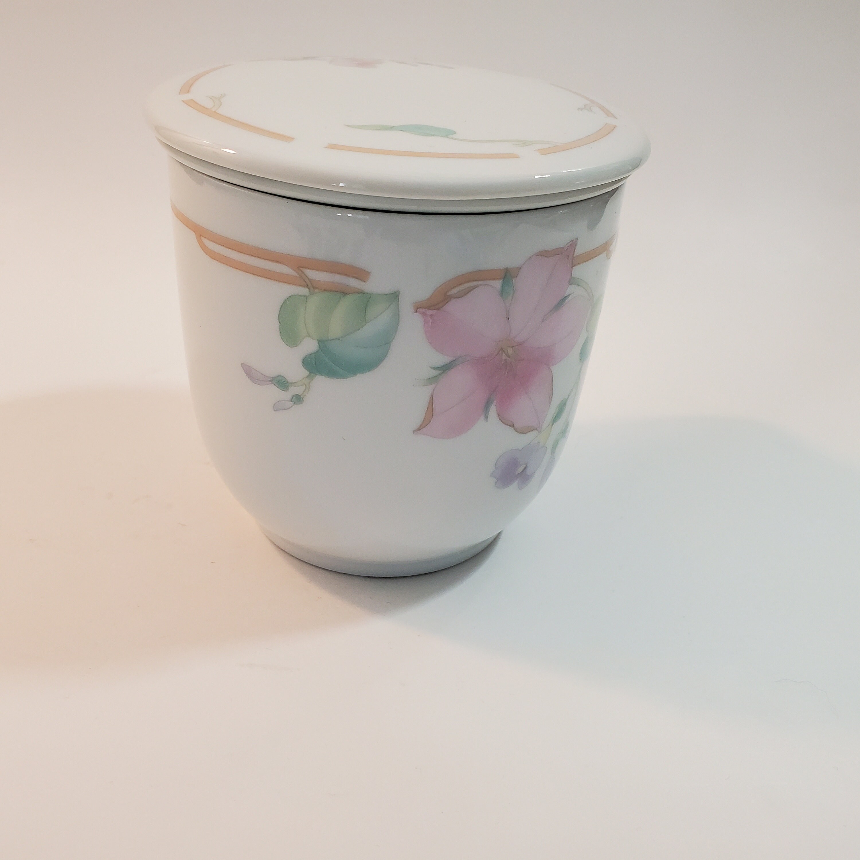 Toscany Collection Tea Cup With Lid Tea Diffuser Japan Etsy