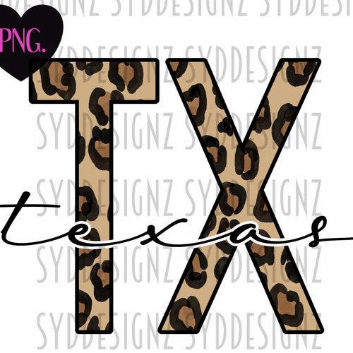 Texas Leopard PNG Sublimation Graphics Instant Download - Etsy
