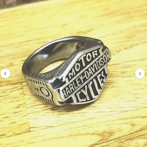 Harley Davidson Ring - Etsy