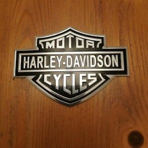 Harley Davidson 3D Sticker Decal Aluminium