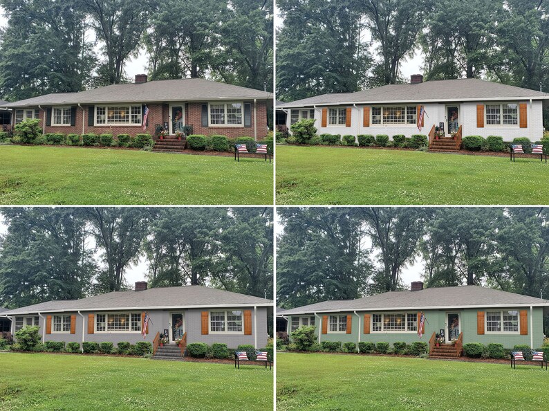 Change the Exterior Color of Your House and Trim. See What It Looks