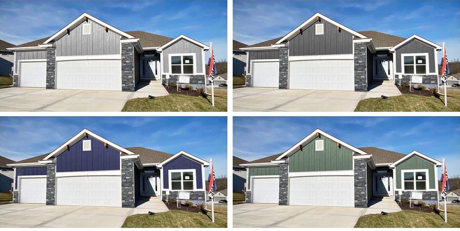 Change the Exterior Color of Your House and Trim. See What It Looks
