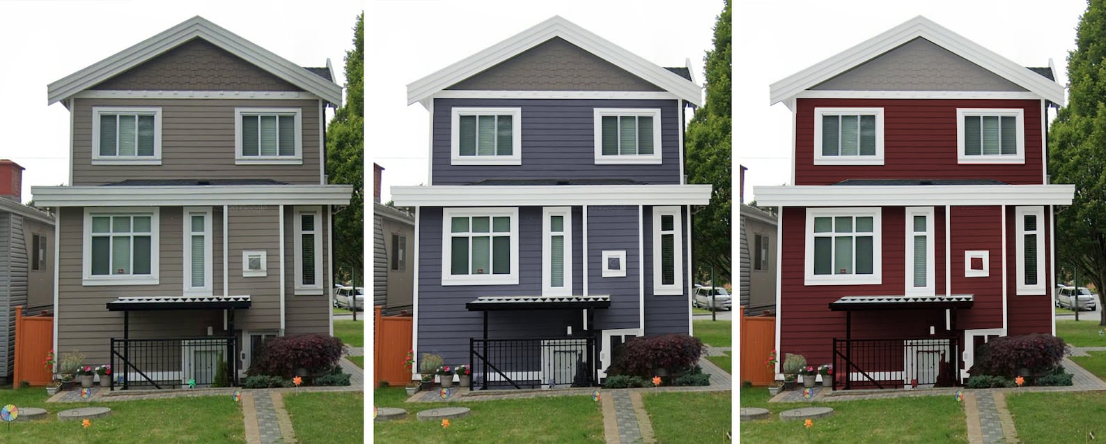 Change the Exterior Color of Your House and Trim. See What It - Etsy