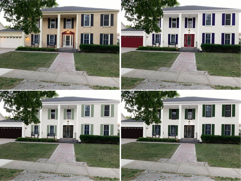 Change the Exterior Color of Your House and Trim. See What It Looks