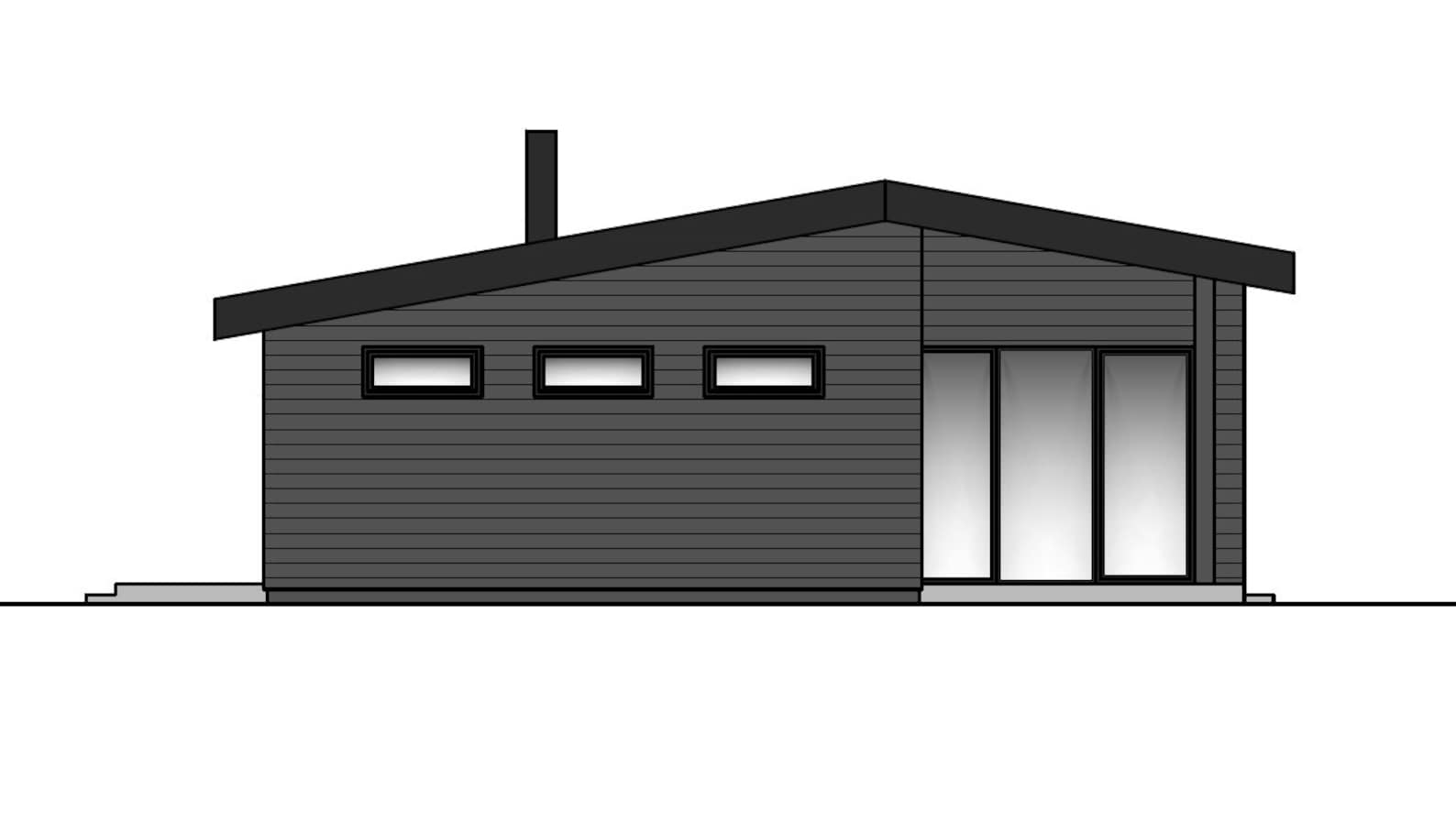 Sauna House Architectural PDF Plans (METRIC SYSTEM) - Etsy