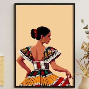 El Salvador Kunst, Hispanic Kunst, Mexikanische Kunst, Lateinische Kunst, Mexikanische Frauen Wandkunst, Lateinische Kunst Drucke, Salvador Volkskunst, Lateinamerikanische Kunst