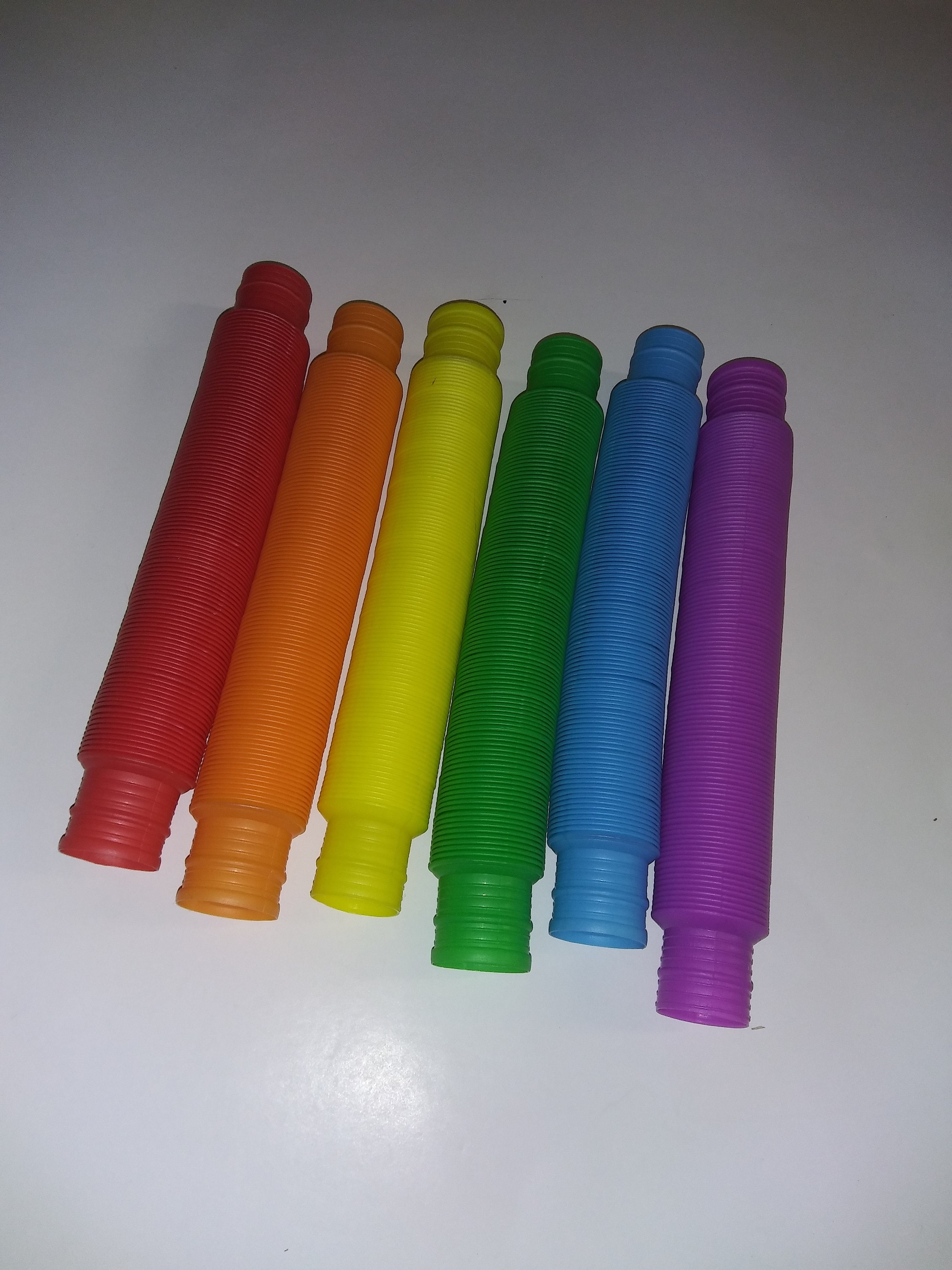 6 pack of pop tubes of each color of the rainbow Etsy