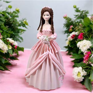 Quinceañera/Sweet 16/Despedida de soltera, decoracion de tortas en porcelana fria