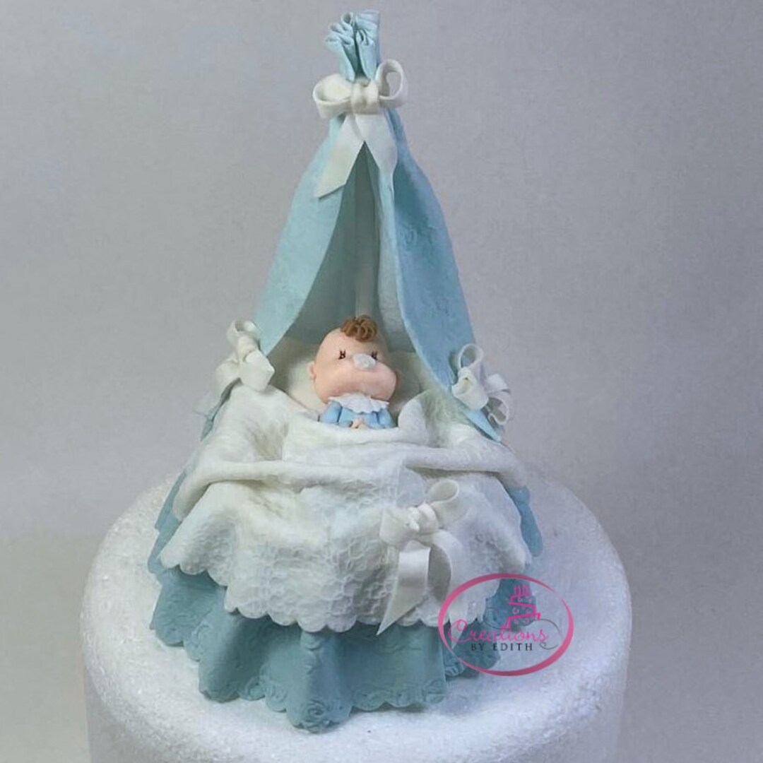 Baby in MD Cake Topper in Cold Porcelain Etsy
