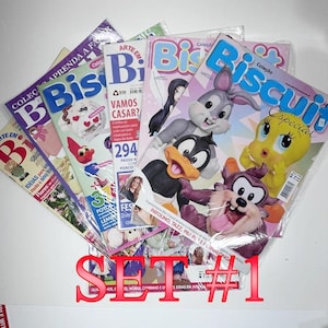 Biscuit magazines  1, cold porcelain magazines, porcelana fria, pasta flexible revistas