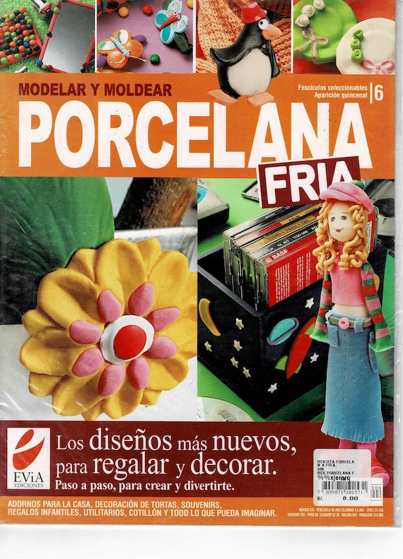 Revista de modelado en Porcelana fria/paso a paso/Pasta flexible -   España