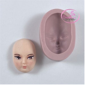 SALE!! Face Mold #20, girl face mold, quinceañera face mold