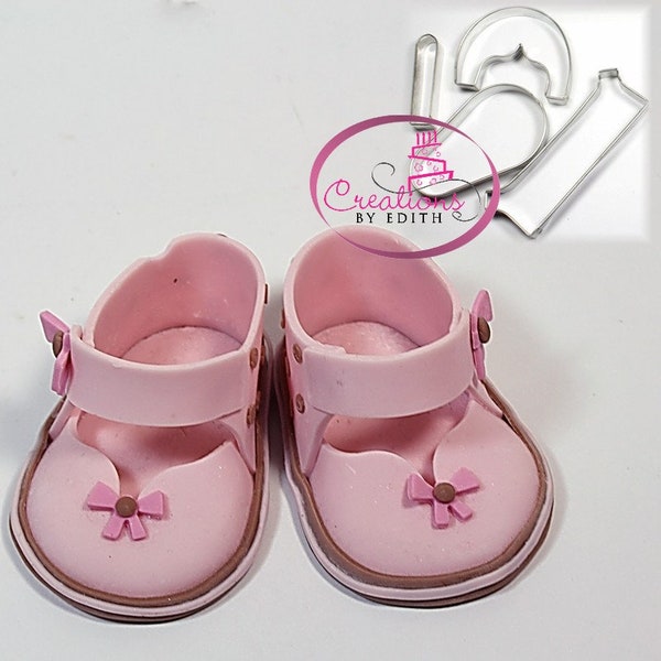 Baby Girl shoe cutter #3/Fondant cutter/Clearance