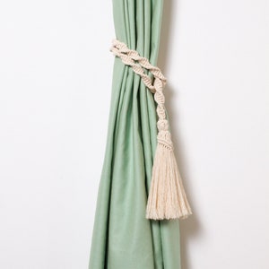 Curtain tie backs, curtain holdbacks macrame,Ukraine shop