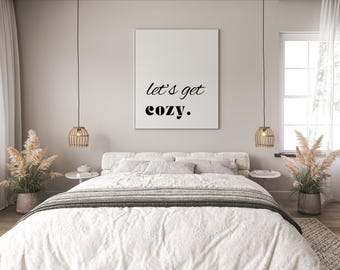 Wall art home decor digital download art print fall wall decor printable art cozy art