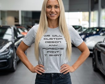 Gestalte dein T-Shirt individuell mit der kultigen 911-Schriftart. Du entscheidest. Superweiches T-Shirt 930 964 993 996 997 991 992