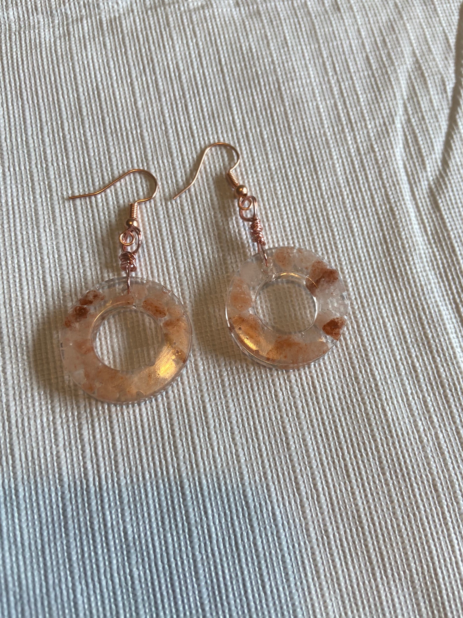 Himalayan salt crystal earrings handmade jewelry salt Etsy