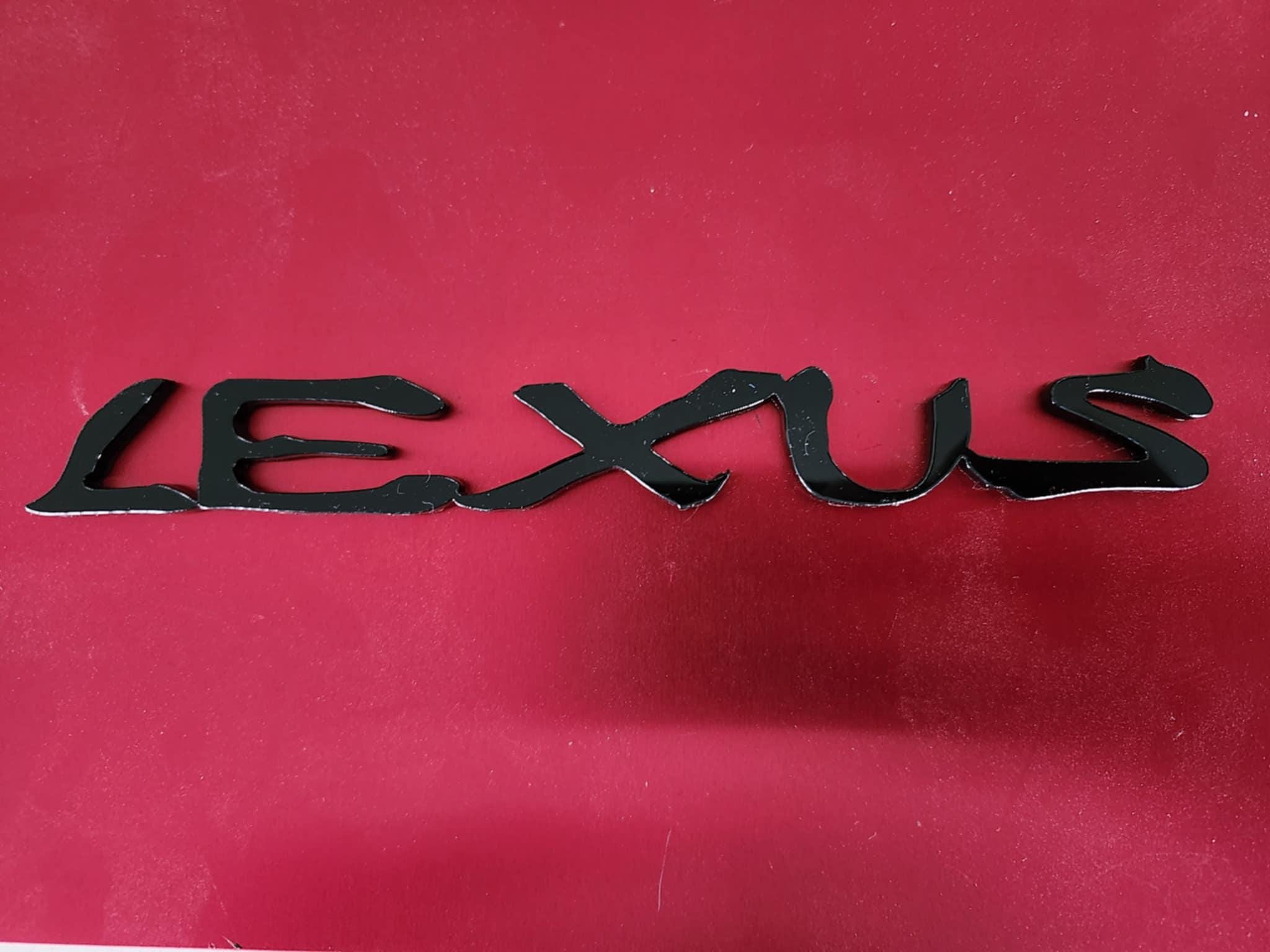 LEXUS Trunk Badge SUPRA Font - Etsy