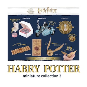 Harry Potter, Miniaturen Sammlung, Goldener Schnatz, Zeitumkehrer, Marauder Map, Geburtstagstorte,