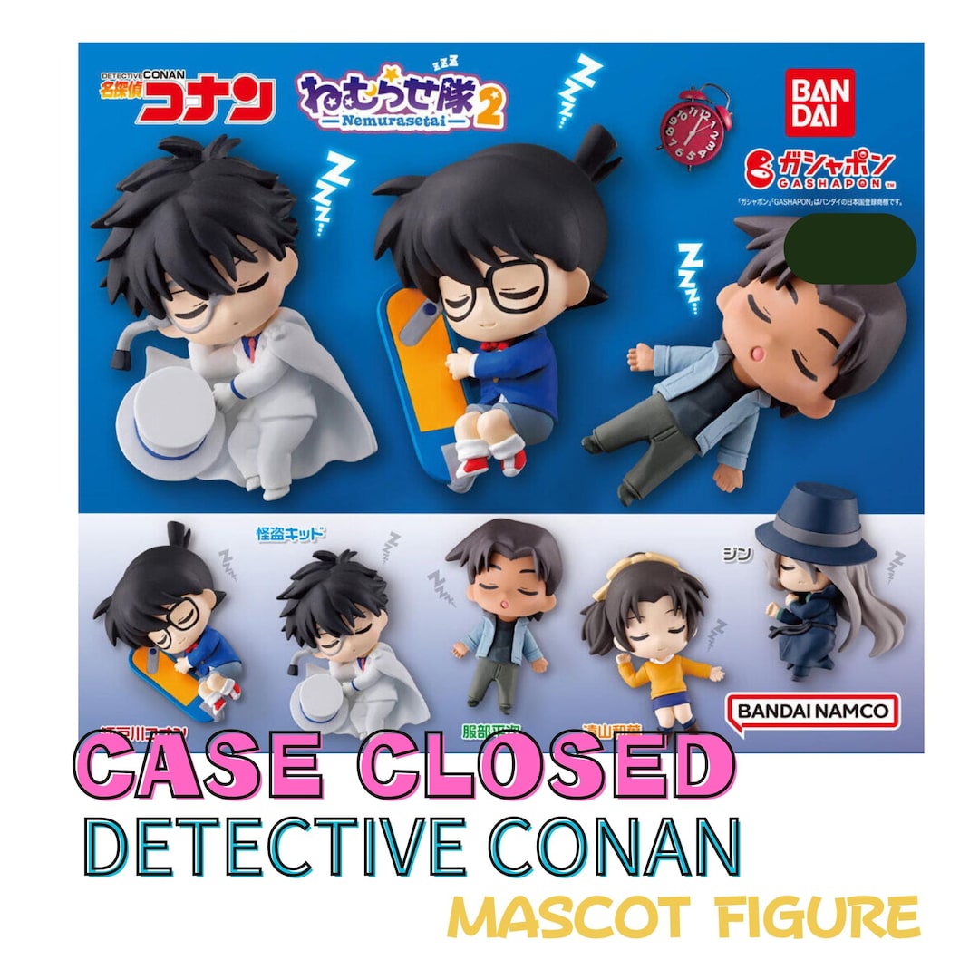 CASE CLOSED, Detective Conan Mascot Figure - Etsy