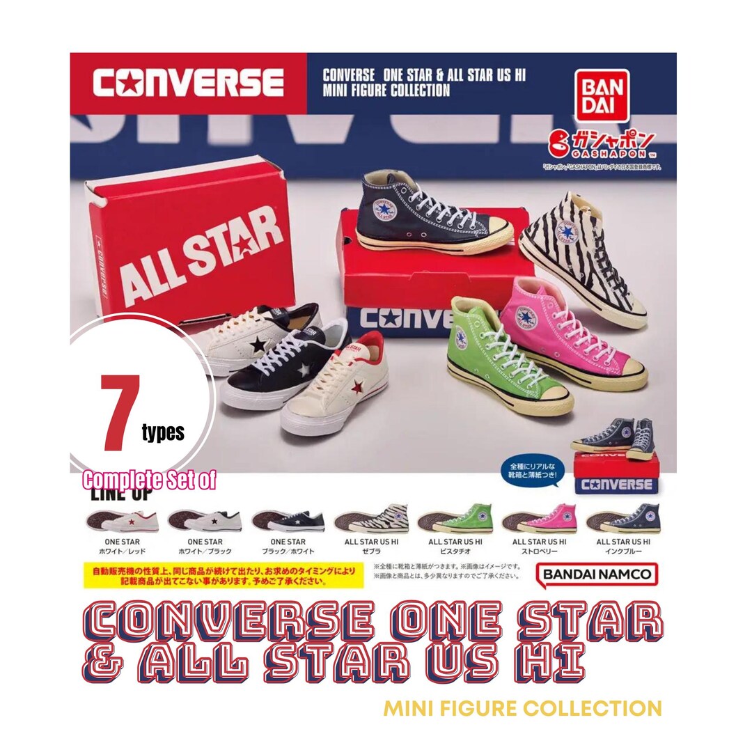 その他 CONVERSE MINI FIGURE COLLECTION Converse One Star & All Star US Hi Mini Figure Collection