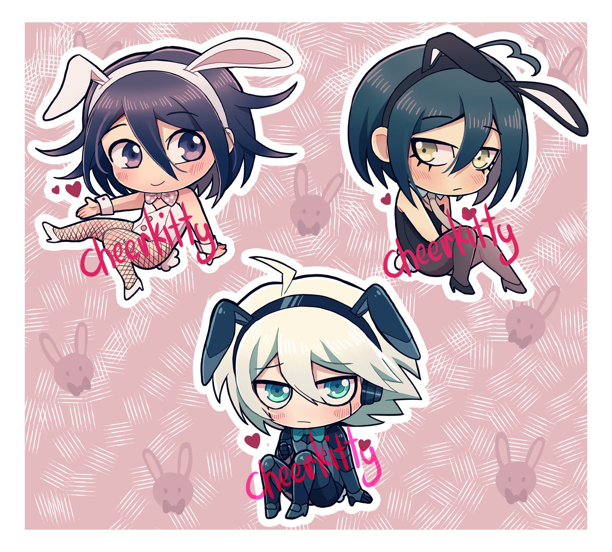 Danganronpa V3 Bunny Charms Etsy Australia
