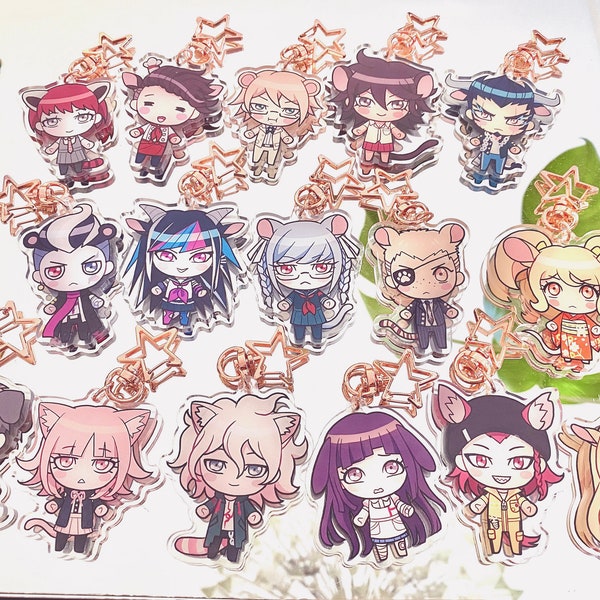 Danganronpa 2 Animal Charms