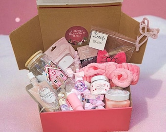 Mystery girl Box: Handmade Self-Care & Treats. All pink. Or other colors you pick