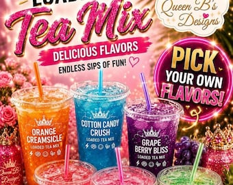 Les thés Loaded de Queen B, un best-seller. Hydratation, vitamines, collagène, électrolytes. Choisissez votre saveur préférée.