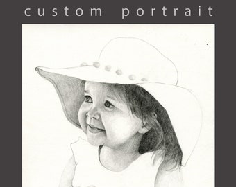 Custom Portrait - Graphite Drawing