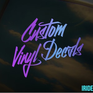 Custom Vinyl Sticker, Die-Cut Vinyl Decal