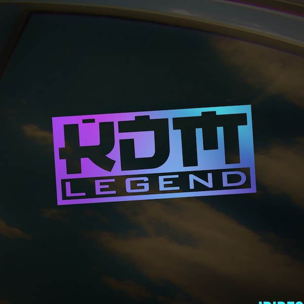 KDM Legend Car Window Sticker, Die-Cut Vinyl Decal