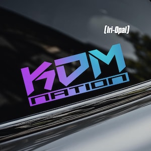 KDM NATION Car Window Sticker [Die-Cut Vinyl Decal]
