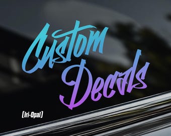 Custom Vinyl Sticker [Die-Cut Vinyl Decal]