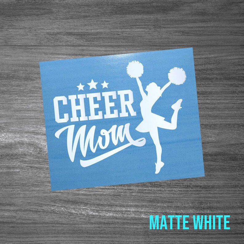 Cheer Mom Car Window Sticker [die-cut Vinyl Decal] - Etsy