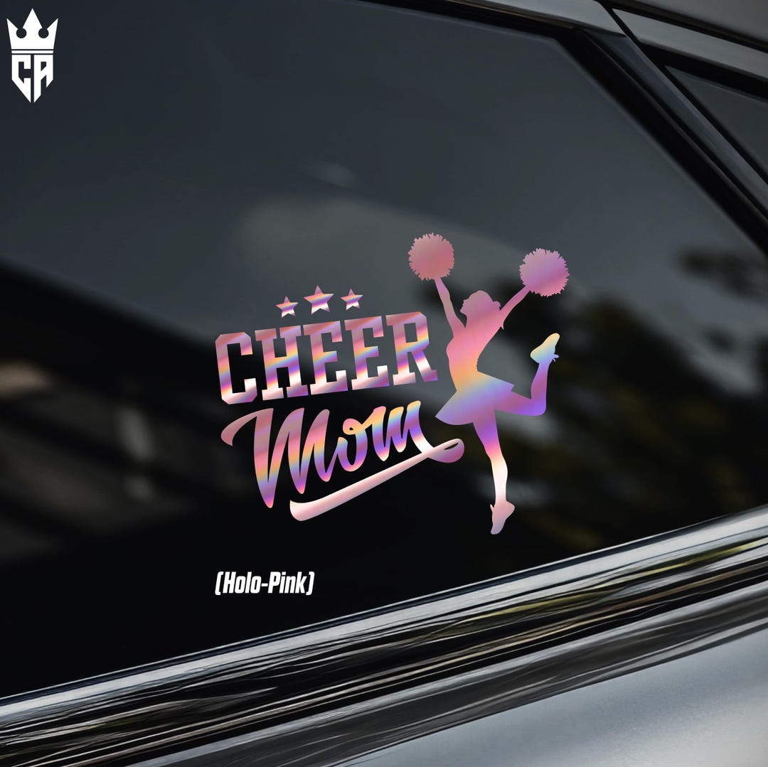 Cheer Mom Car Window Sticker [die-cut Vinyl Decal] - Etsy