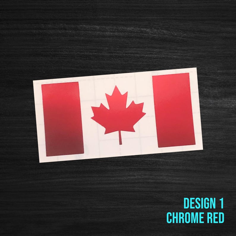 Canadian Flag Car Window Sticker [die-cut Vinyl Decal] - Etsy