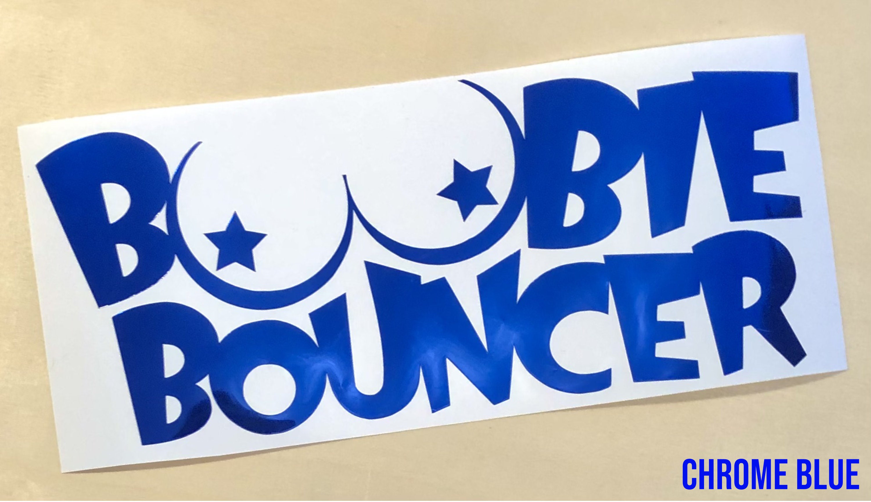 Boobie Bouncer Car Window Sticker [die-cut Vinyl Decal] - Etsy