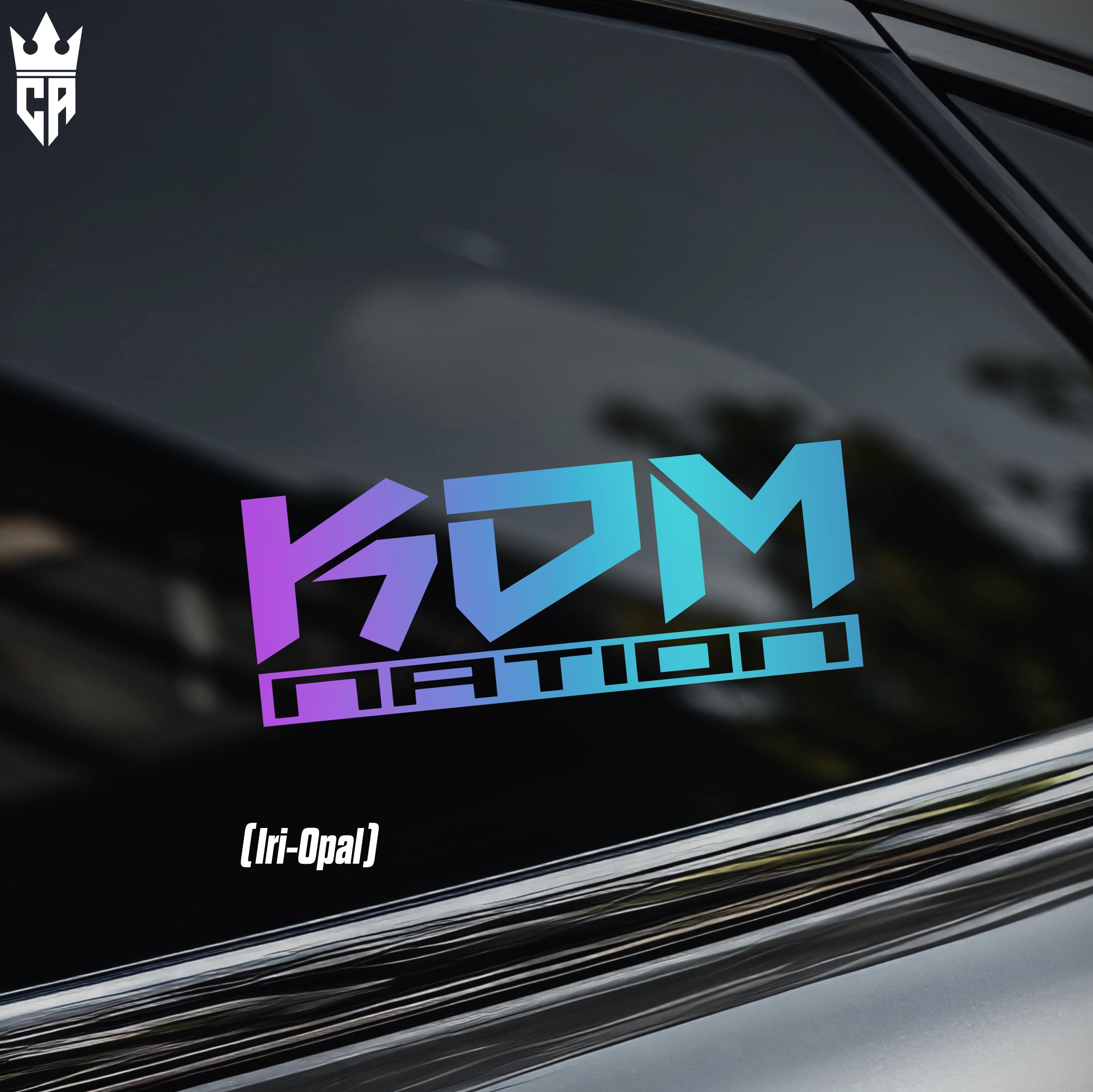 KDM NATION Car Window Sticker [die-cut Vinyl Decal] - Etsy