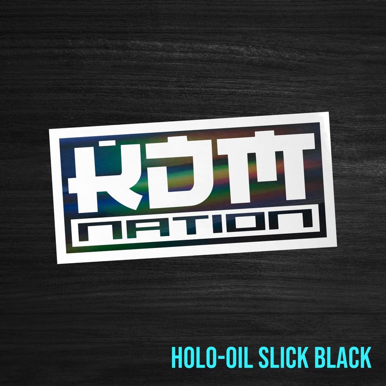 KDM NATION Car Window Sticker [die-cut Vinyl Decal] - Etsy