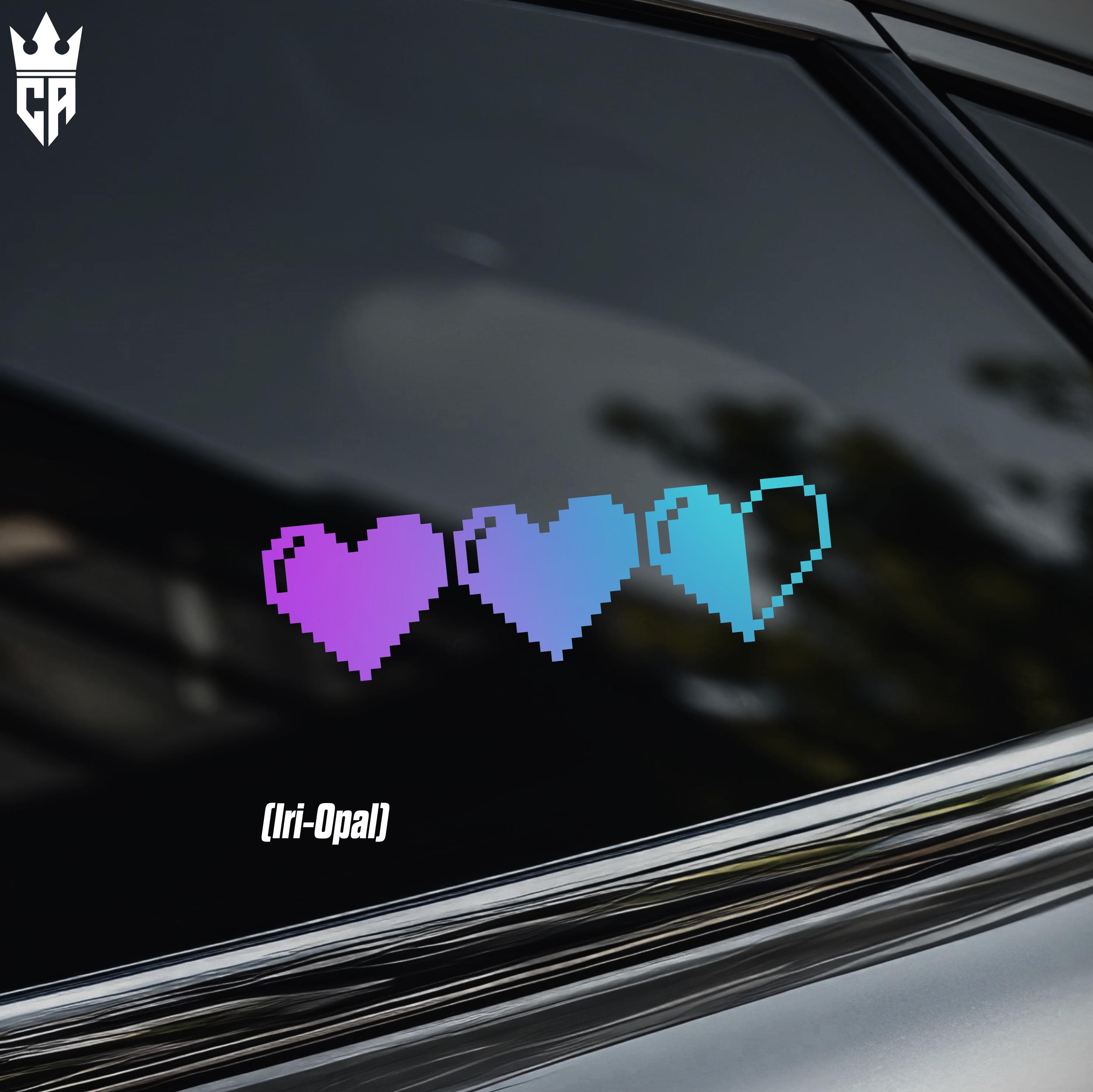 Video Game Health Hearts Sticker [die-cut Vinyl Decal] - Etsy