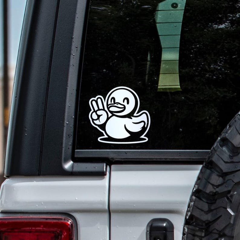 Duck Deuces Window Sticker [die-cut Vinyl Decal] - Etsy