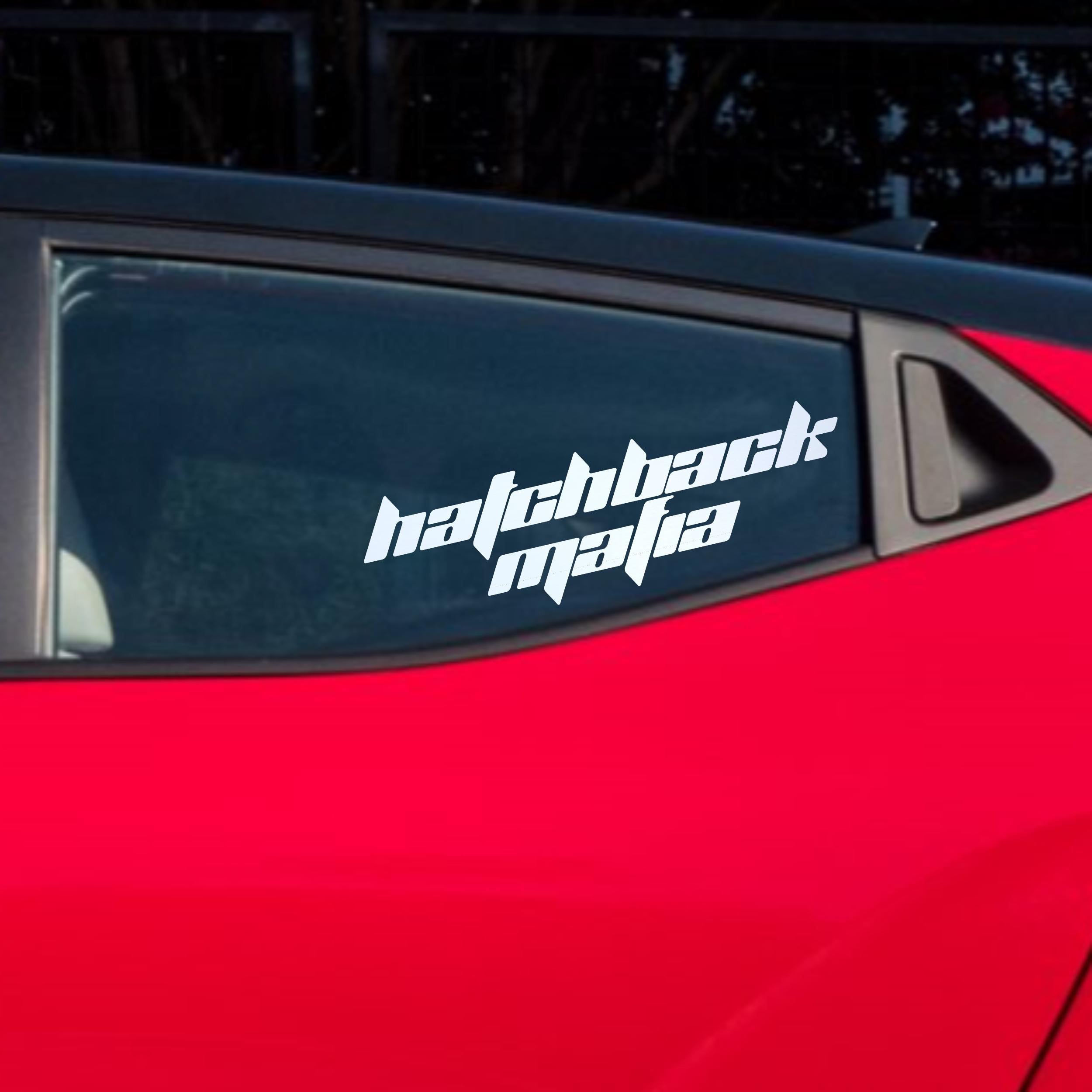 Hatchback Mafia Car Window Sticker [die-cut Vinyl Decal] - Etsy